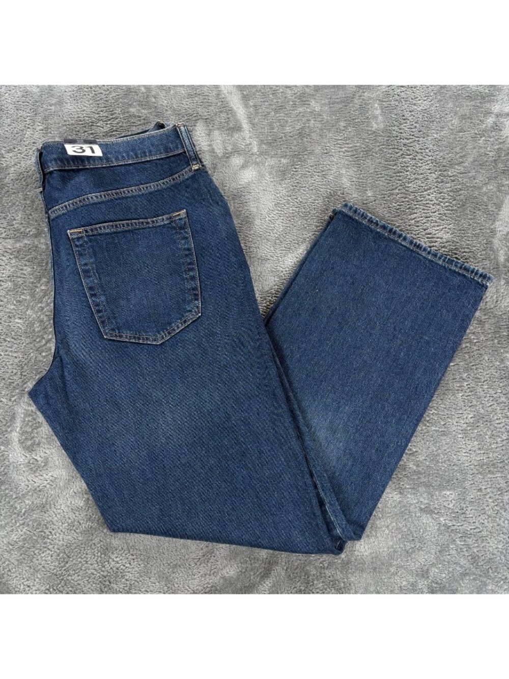 Gap 90s Loose Mid Rise Womens Jeans 31/12R Dark Indigo V2 NWT Relaxed Organic